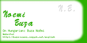 noemi buza business card